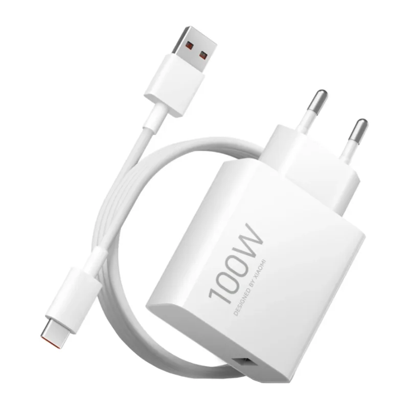Carregador Xiaomi Hypercharge Com USB-A 100W Branco