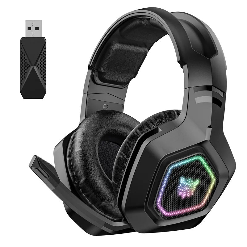 Headset Gamer Sem Fio Onikuma B100 Conexão Usb E Bluetooth